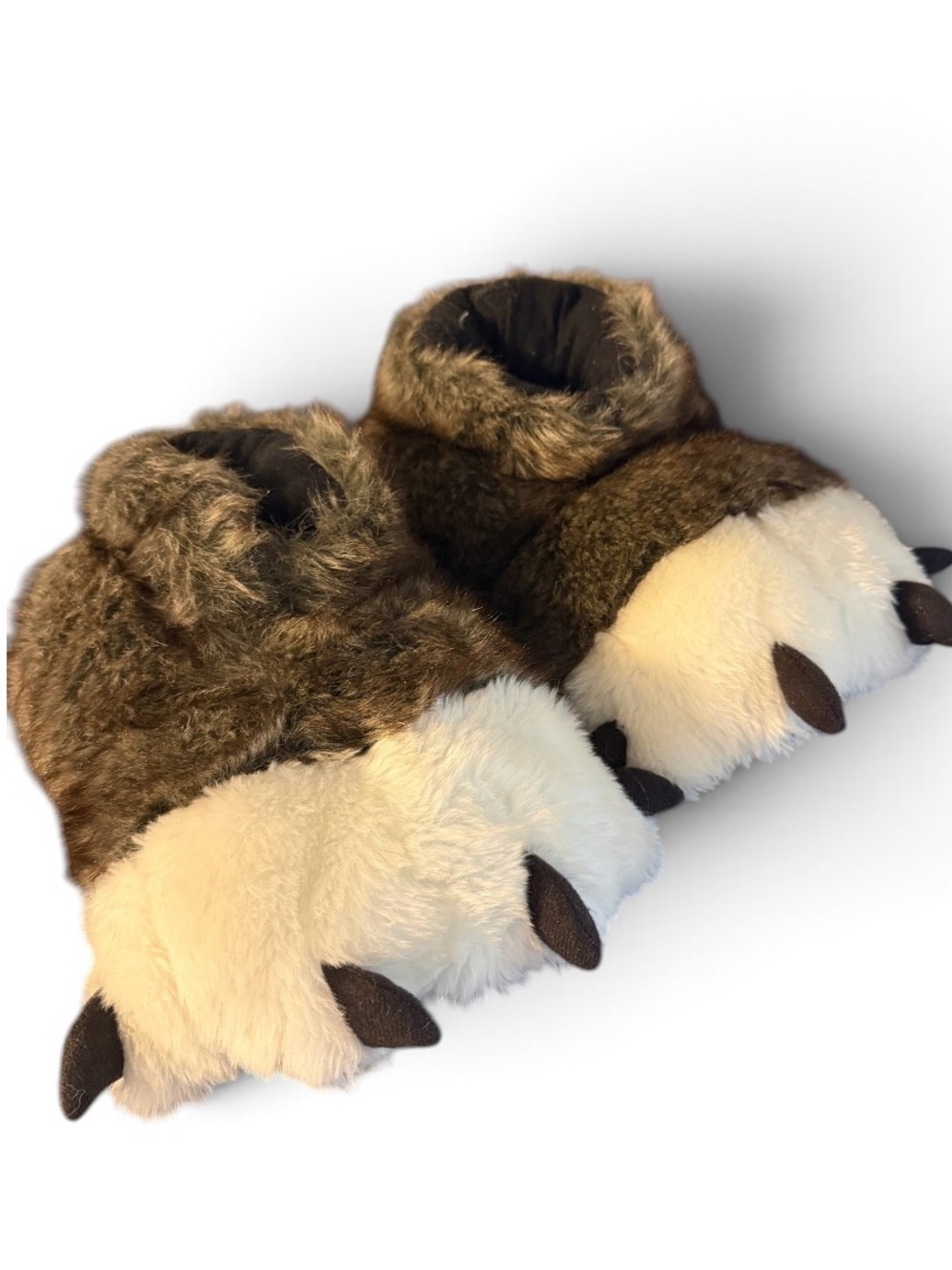 Slippawz Great Wolf Lodge Wolf Paw Slippers - US 7/8 Adults Furry Furries